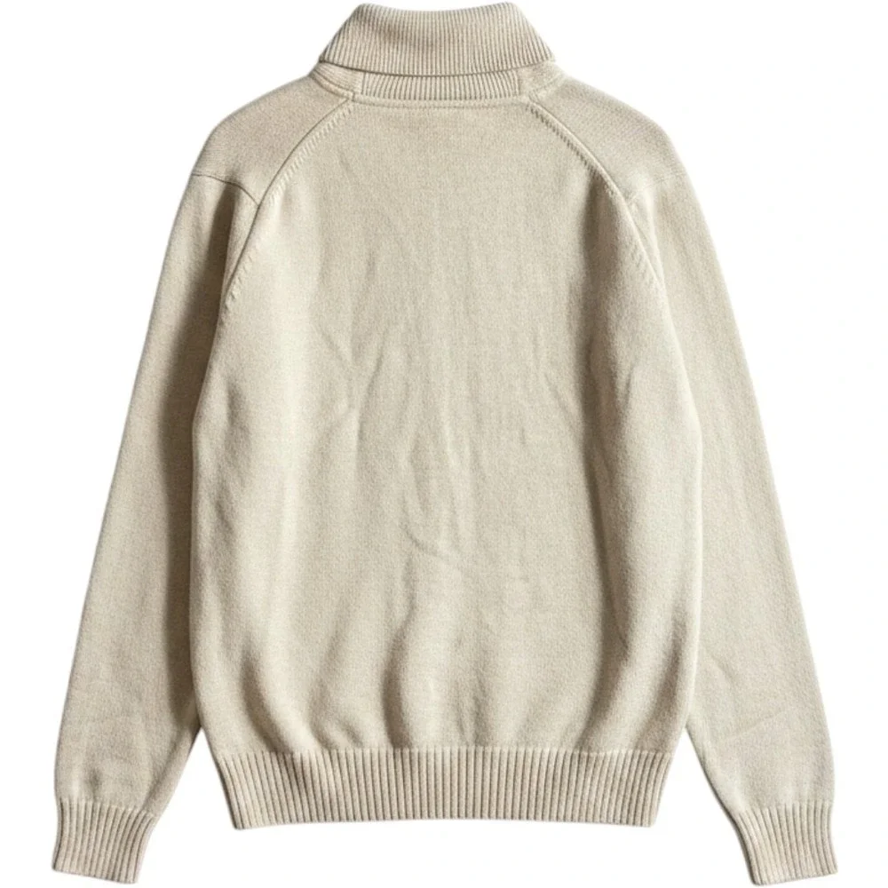 Jos. A. Bank Executive Collection Mens Beige Cotton Shawl Collar Sweater L‎ F15